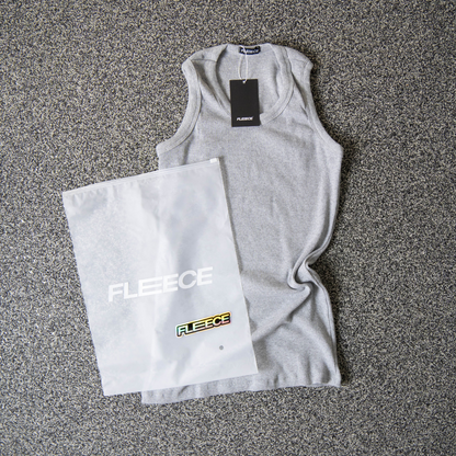 Tank Top Ribbed Slim Gray