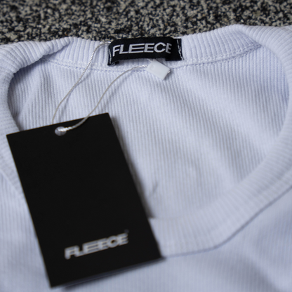 T-shirt Ribbed Slim Branca