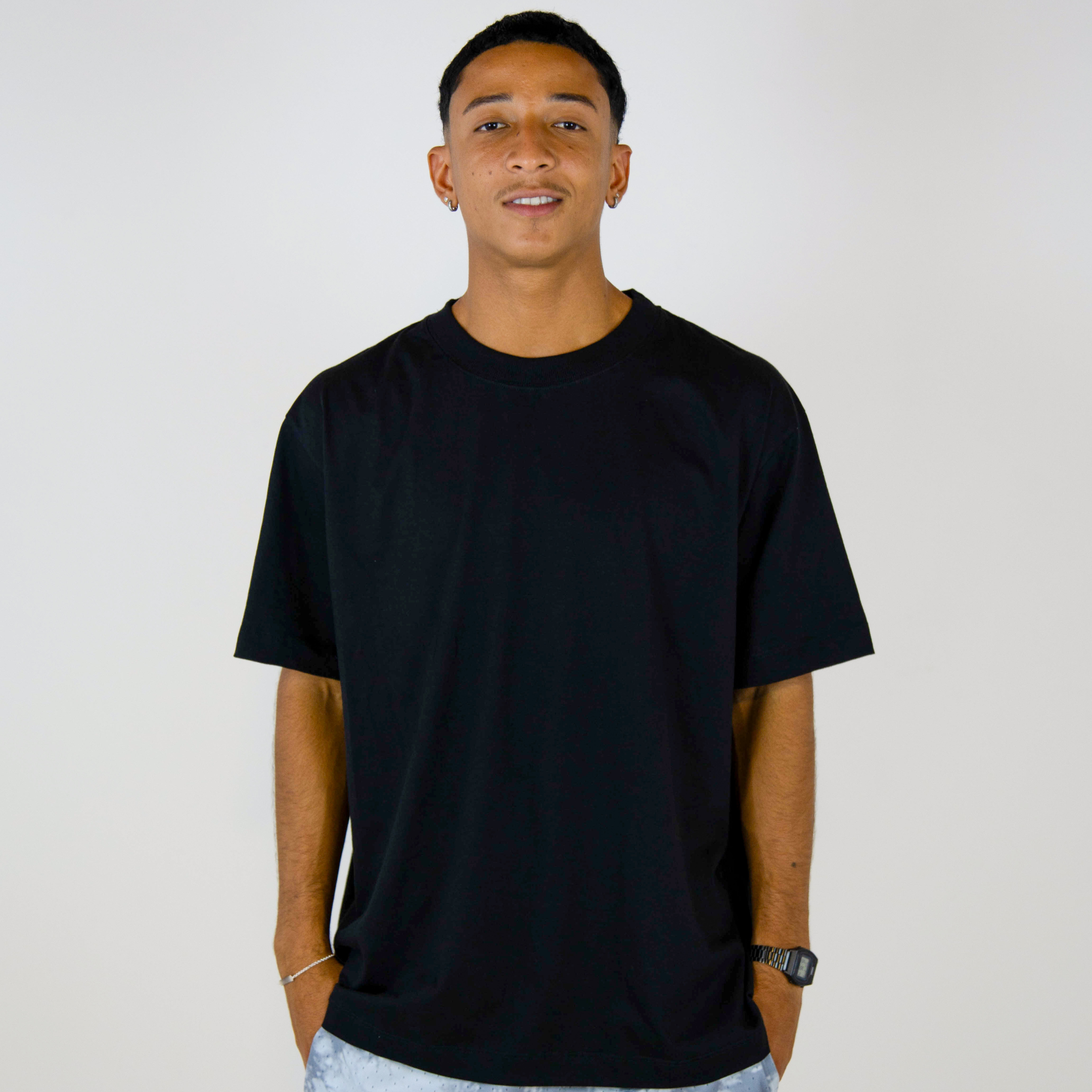 T-shirt OverSized Preta