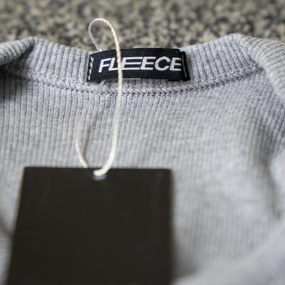 Tank Top Ribbed Slim Gray