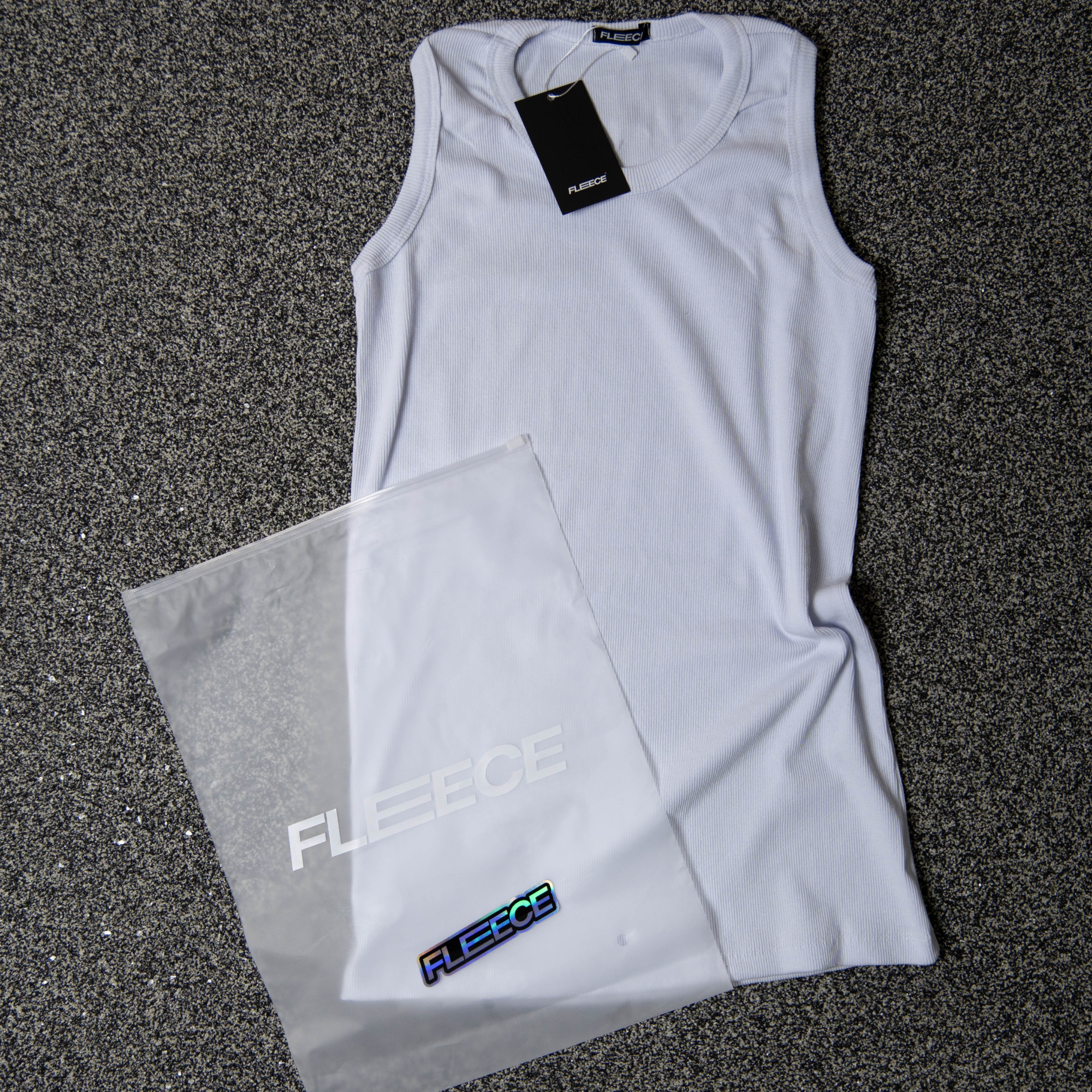 Tank Top Ribbed Slim Branca