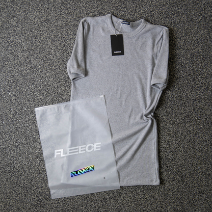 T-shirt Ribbed Slim Gray