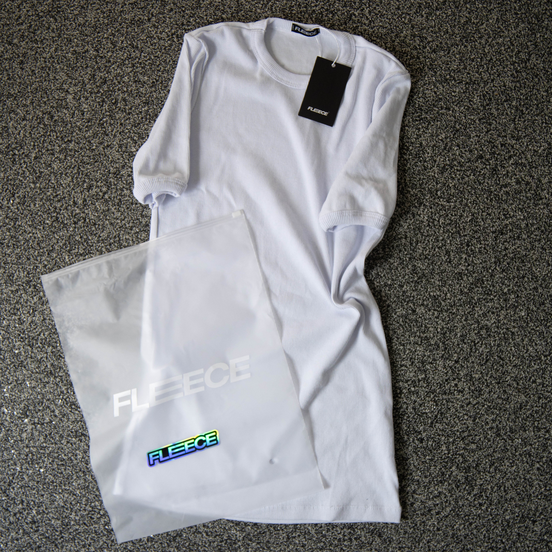 Camiseta Canelada Slim Branca