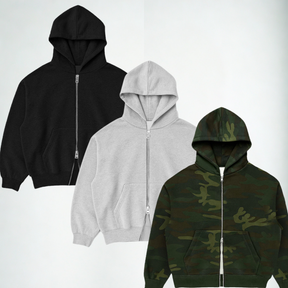 03 Casacos Moletom Double Zip - Winter Pack