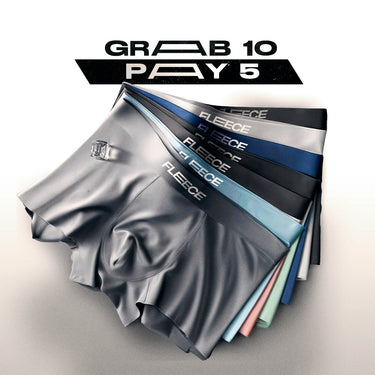 Pack 10 Boxers FRESH FLEECE - Thermal Silk Ice